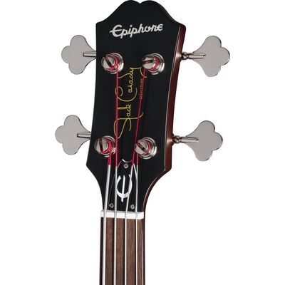 Epiphone Jack Casady Fretless Bass Aged Royal Tan elektromos basszusgitár