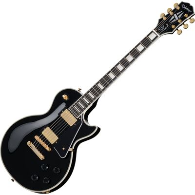 Epiphone Les Paul Custom Ebony elektromos gitár