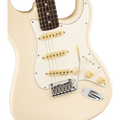 Fender Jeff Beck Stratocaster RW Olympic White elektromos gitár