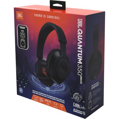 JBL Quantum 350 Wireless Black vezeték nélküli gamer fejhallgató