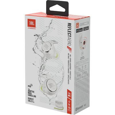 JBL Reflect Aero TWS White vezeték nélküli ANC sport fülhallgató
