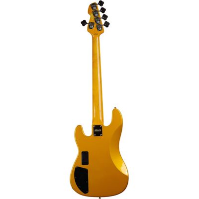 Markbass MB GV 5 Gloxy Metallic Yellow CR RW 5 húros elektromos basszusgitár