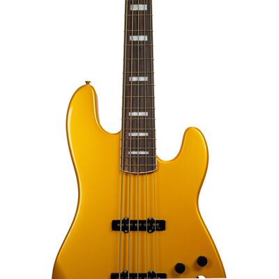 Markbass MB GV 5 Gloxy Metallic Yellow CR RW 5 húros elektromos basszusgitár