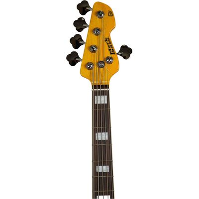 Markbass MB GV 5 Gloxy Metallic Yellow CR RW 5 húros elektromos basszusgitár