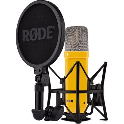 RODE NT1 Signature Series nagymembrános kondenzátormikrofon csomag - sárga