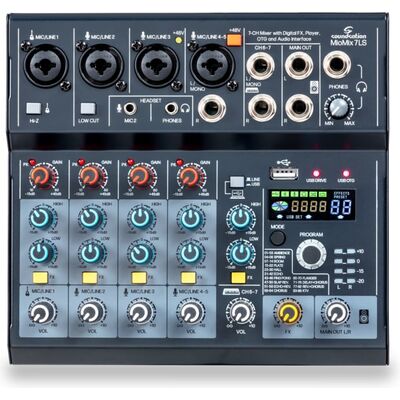 Soundsation MioMix 7LS analóg keverő/médialejátszó/USB hangkártya