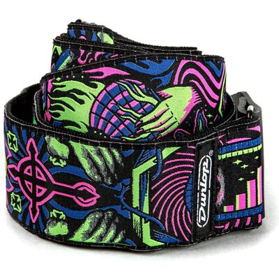 Dunlop ILD01 ILOVEDUST Headspace Green gitárheveder