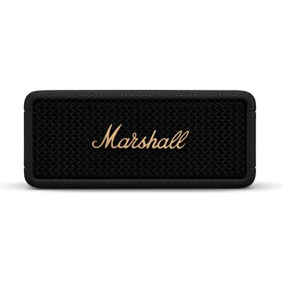 Marshall Emberton III Black and Brass hordozható Bluetooth hangszóró