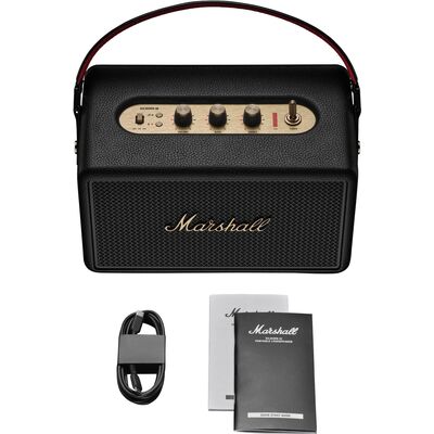 Marshall Kilburn III Black and Brass hordozható Bluetooth hangszóró