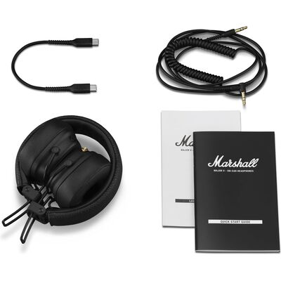 Marshall Major V Black vezeték nélküli/vezetékes fejhallgató