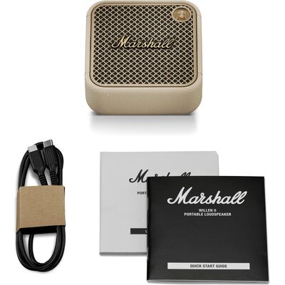 Marshall Willen II Cream hordozható Bluetooth hangszóró