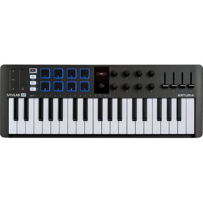Arturia MiniLab 37 Black USB MIDI kontroller billentyűzet