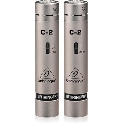 Behringer C-2 kismembrános kondenzátormikrofon illesztett pár