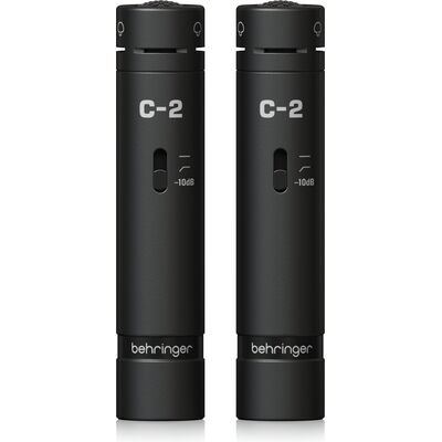 Behringer C-2 DARK EDITION kismembrános kondenzátormikrofon illesztett pár