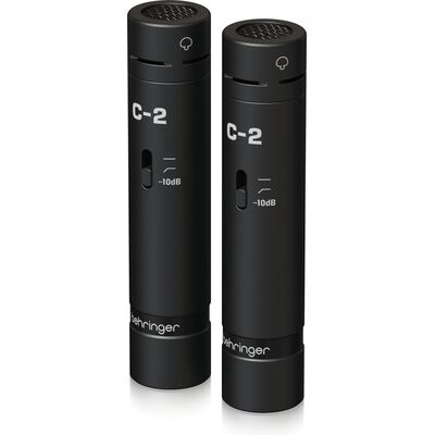 Behringer C-2 DARK EDITION kismembrános kondenzátormikrofon illesztett pár