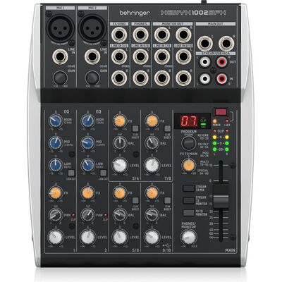 Behringer XENYX 1002SFX analóg keverő/USB-hangkártya
