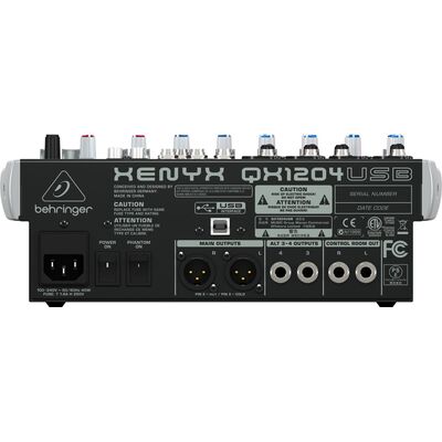 Behringer XENYX QX1204USB analóg keverő/USB-hangkártya