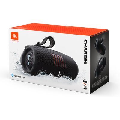JBL Charge 6 Black hordozható Bluetooth hangszóró
