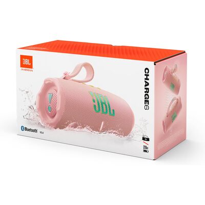 JBL Charge 6 Pink hordozható Bluetooth hangszóró