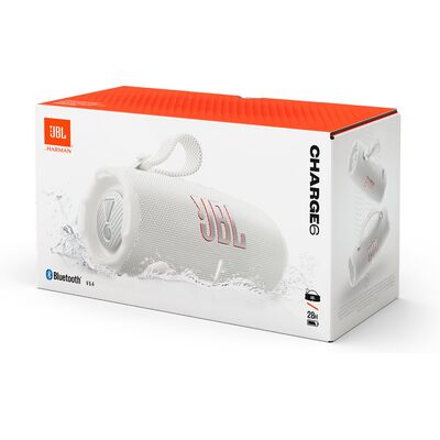 JBL Charge 6 White hordozható Bluetooth hangszóró