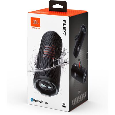 JBL Flip 7 Black hordozható Bluetooth hangszóró
