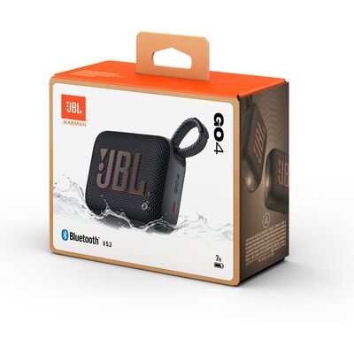 JBL Go 4 Black hordozható Bluetooth hangszóró