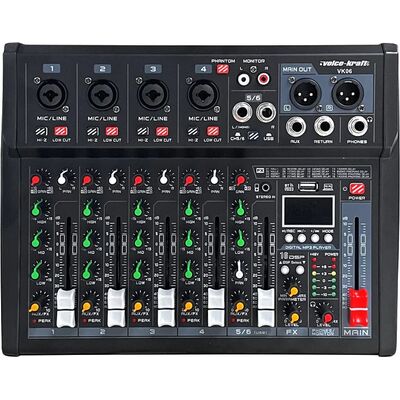 Voice-Kraft VK06 analóg keverő/USB hangkártya