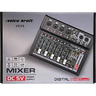Voice-Kraft VK06 analóg keverő/USB hangkártya