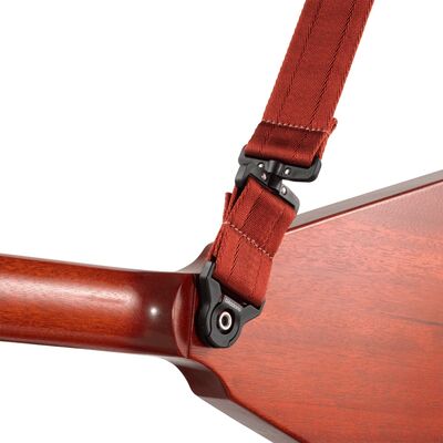 D'Addario 50BALSV11 Auto Lock Swivel Strap gitárheveder - Blood Red