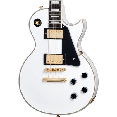 Epiphone IGC Les Paul Custom Alpine White elektromos gitár