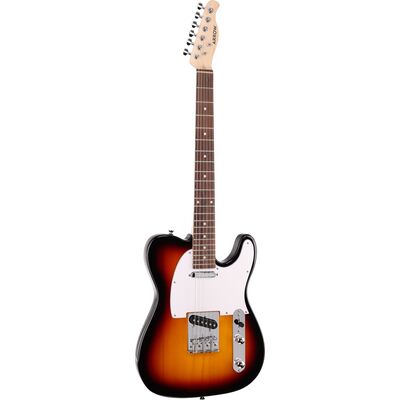 Arrow Telico TL 11 Tobacco Burst Rosewood/White elektromos gitár