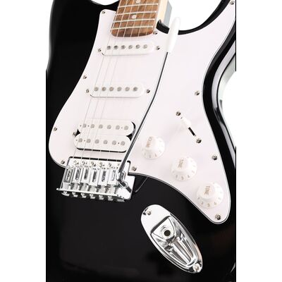 Arrow Tonecaster 211 Abyss Black Rosewood/White elektromos gitár