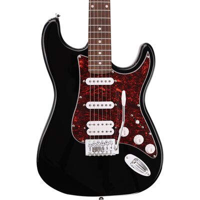 Arrow Tonecaster ST 211 Abyss Black Rosewood/T-shell elektromos gitár