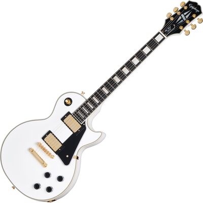 Epiphone Les Paul Custom Alpine White elektromos gitár