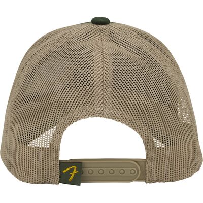 Fender Globe Pick Patch Hat Green/Khaki baseball sapka