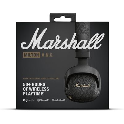 Marshall Milton A.N.C. Black zajkioltó vezeték nélküli/vezetékes fejhallgató