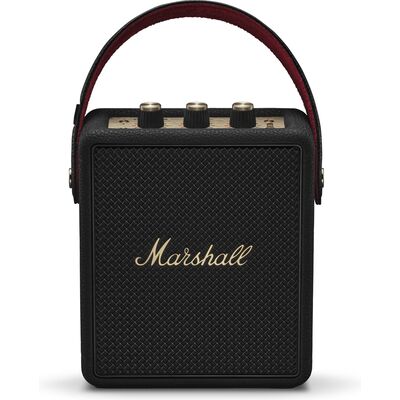 Marshall Stockwell III Black and Brass hordozható Bluetooth hangszóró