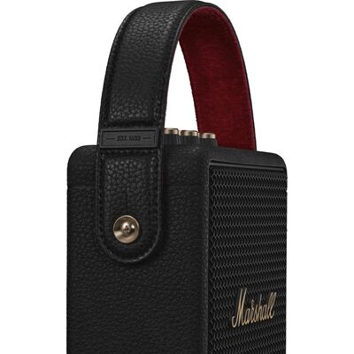Marshall Stockwell III Black and Brass hordozható Bluetooth hangszóró
