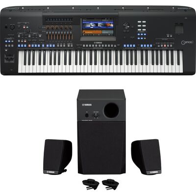 Yamaha Genos2 zenei munkaállomás + GNS-MS01 hangrendszer