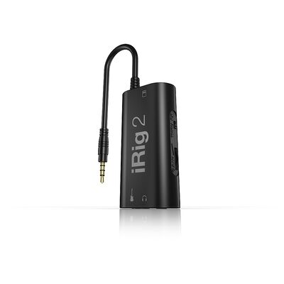 IK Multimedia iRig 2 gitár/hangszer interfész iPhone/iPod touch/iPad/Android/Mac támogatással