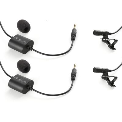 IK Multimedia iRig Mic Lav 2 Pack csíptetős mikrofon szett