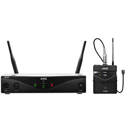 AKG WMS420 Presenter Set vezetéknélküli csíptetős mikrofon szett (A)