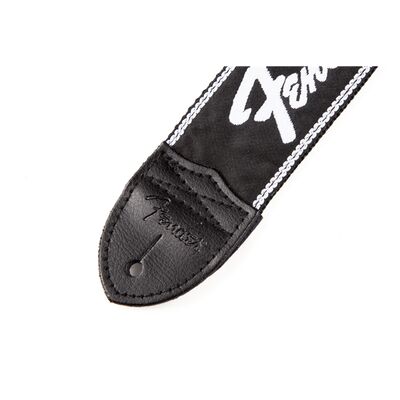 Fender Running Logo gitárheveder, fekete