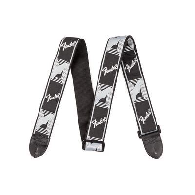 Fender 2" Monogrammed Strap Black/Light Grey/Dark gitárheveder