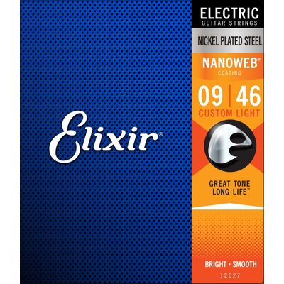 Elixir 12027 NanoWeb 9-46 Custom Light elektromos gitárhúr