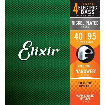 Elixir 14002 NanoWeb Long Scale 40-95 Super Light basszus gitárhúr