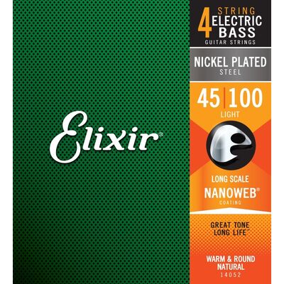 Elixir 14052 NanoWeb Long Scale 45-100 Light basszus gitárhúr