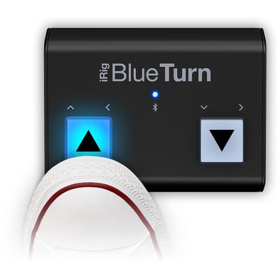 IK Multimedia iRig BlueTurn Bluetooth lapozó pedál