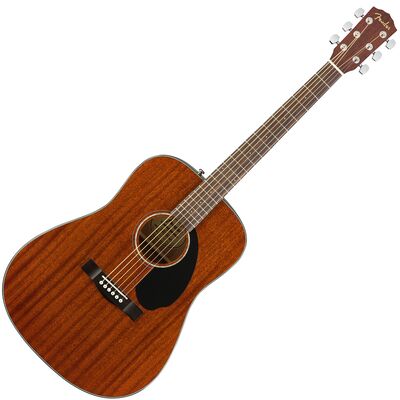 Fender CD-60S Dreadnought Mahogany Natural akusztikus gitár