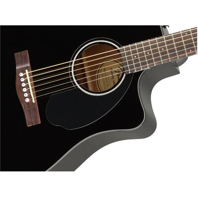Fender CD-60SCE Dreadnought Black elektro-akusztikus gitár